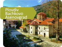 Plovdiv, Bachkovo monastery and fortress Asenovgrad