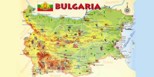 preparation-for-a-trip-to-Bulgaria-map